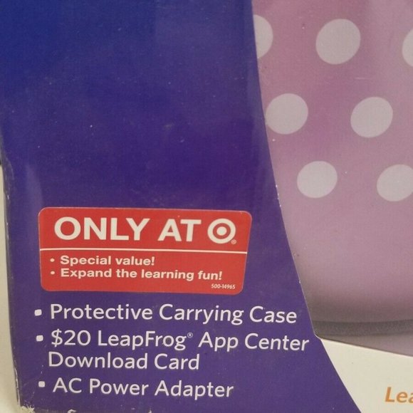 LEAPFROG LEAPPAD CARRY & PLAY ACCESSORIE SET CASE & PLUG~IN /APP CARD NEW - Picture 2 of 9